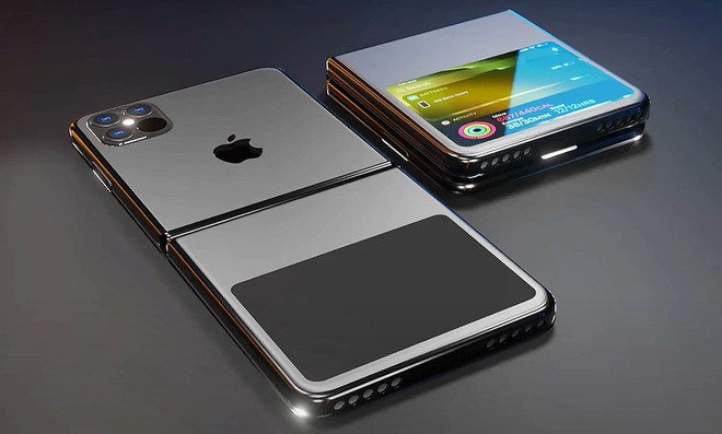 Apple sẽ ra mắt iPhone màn hình gập dạng vỏ sò trong tương lai? - Ảnh 2. Apple sẽ ra mắt iPhone màn hình gập dạng vỏ sò trong tương lai? - Ảnh 2.