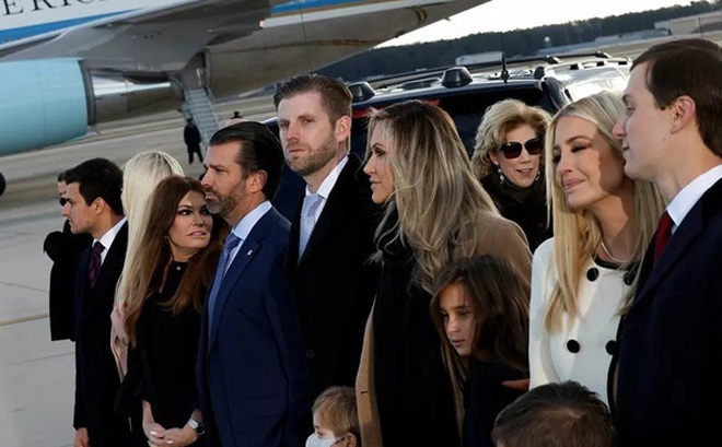 Các thành viên trong gia đình cựu Tổng thống Mỹ Donald Trump. (Ảnh: Reuters)