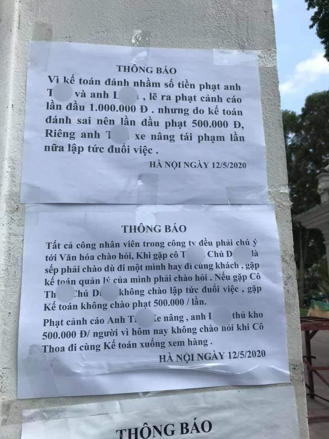 Xôn xao bảng thông báo của công ty: Không chào hỏi lãnh đạo lập tức đuổi việc! - Ảnh 1.