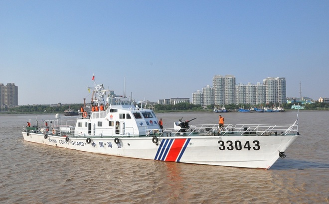 Tàu hải cảnh Trung Quốc. Ảnh: China Daily.