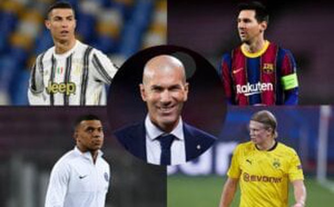 Mbappe và Haaland, Ronaldo và Messi cùng lời tiên đoán của Zizou.