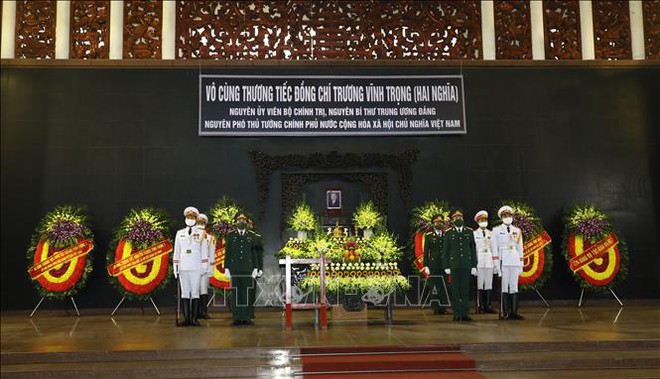 Lễ viếng nguyên Phó Thủ tướng Trương Vĩnh Trọng tại Hà Nội - Ảnh 1.