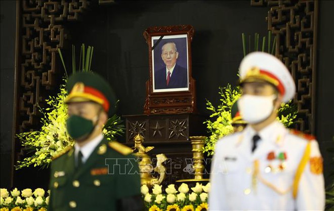 Lễ viếng nguyên Phó Thủ tướng Trương Vĩnh Trọng tại Hà Nội - Ảnh 2.