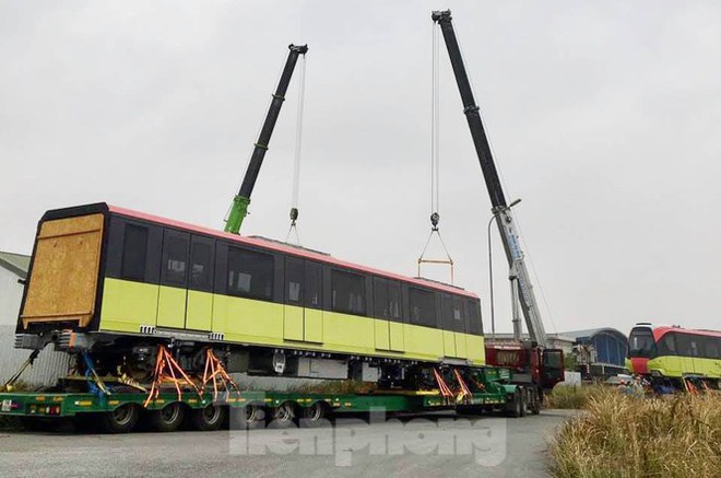 Hình ảnh đoàn tàu metro thứ 3 về Hà Nội - Ảnh 5.