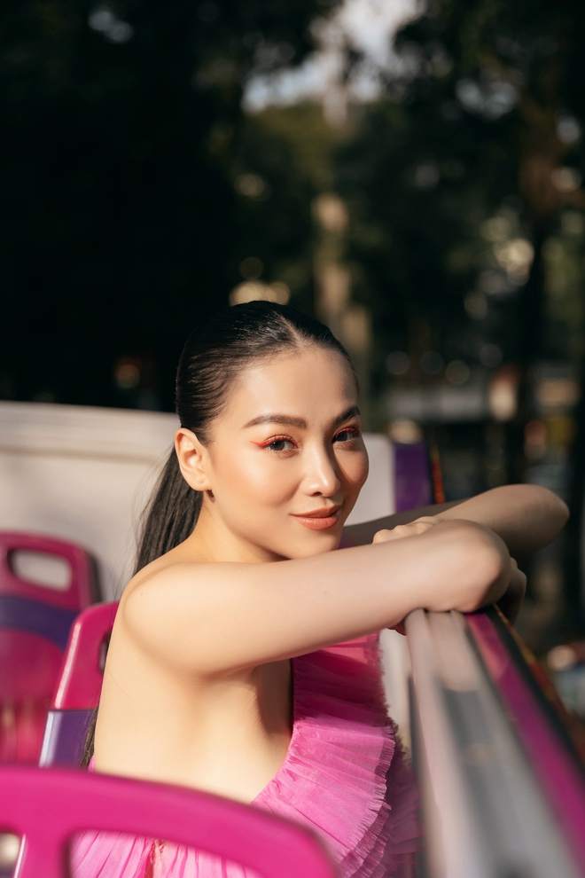 Hoa hậu Phương Khánh khoe vẻ gợi cảm sau thời gian ở ẩn - Ảnh 9.