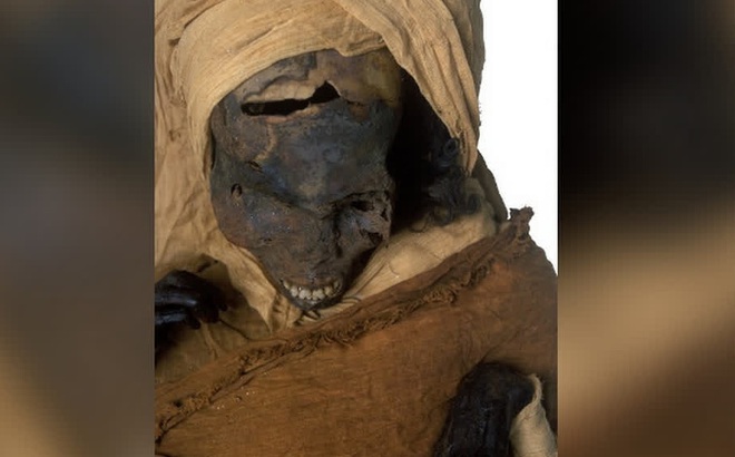 Hình ảnh xác ướp của Seqenenre Taa II (Cre: Sahar Saleem)