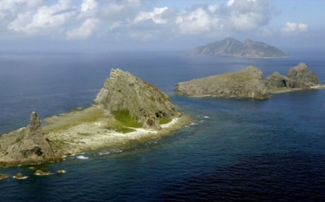Quần đảo Senkaku/Điếu Ngư ở biển Hoa Đông. Ảnh: Kyodo News.