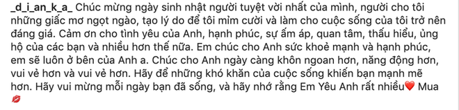 Bạn gái mẫu Tây chúc sinh nhật Bùi Tiến Dũng bằng tiếng Việt, tuy hơi lỗi nhưng ghi điểm tuyệt đối bởi sự chân thành - Ảnh 3.