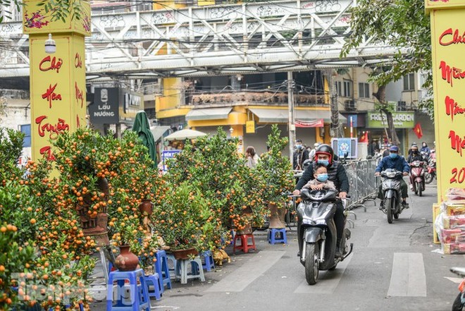 Ghé thăm chợ hoa cổ nhất Hà Nội giữa mùa dịch COVID-19 - Ảnh 11.