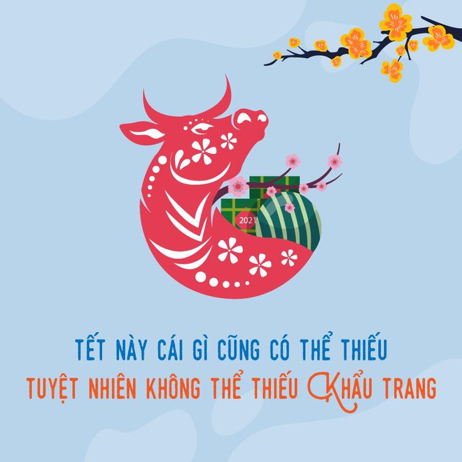 Thông điệp ngắn gọn và thú vị của Bộ Y tế gửi người dân đón Tết giữa dịch Covid-19 - Ảnh 2. Thông điệp ngắn gọn và thú vị của Bộ Y tế gửi người dân đón Tết giữa dịch Covid-19 - Ảnh 2.
