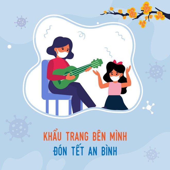 Thông điệp ngắn gọn và thú vị của Bộ Y tế gửi người dân đón Tết giữa dịch Covid-19 - Ảnh 3. Thông điệp ngắn gọn và thú vị của Bộ Y tế gửi người dân đón Tết giữa dịch Covid-19 - Ảnh 3.