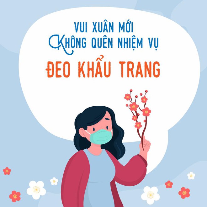 Thông điệp ngắn gọn và thú vị của Bộ Y tế gửi người dân đón Tết giữa dịch Covid-19 - Ảnh 4. Thông điệp ngắn gọn và thú vị của Bộ Y tế gửi người dân đón Tết giữa dịch Covid-19 - Ảnh 4.