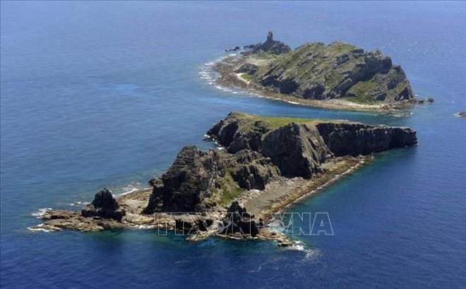 Quần đảo tranh chấp mà Nhật Bản gọi là Senkaku và Trung Quốc gọi là Điếu Ngư. Ảnh: Japan Times/TTXVN
