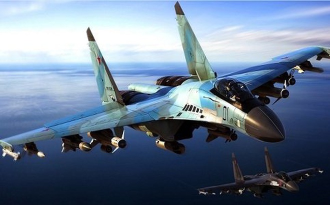 Tiêm kích đa năng Su-35 của Nga.