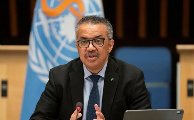 Tổng giám đốc Tổ chức Y tế thế giới (WHO) Tedros Adhanom Ghebreyesus. Ảnh: Reuters