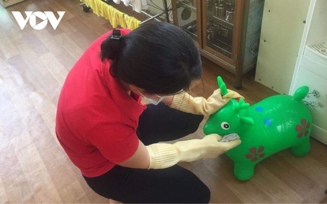 Trường học vệ sinh khử tr&ugrave;ng, sẵn s&agrave;ng đ&oacute;n học sinh đi học trở lại sau Tết &acirc;m lịch - Ảnh 15.