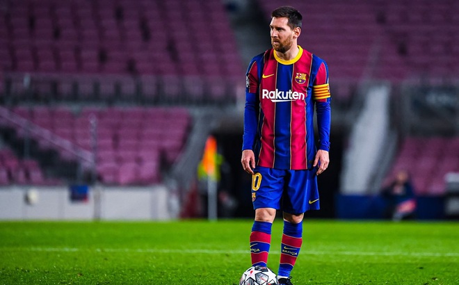 Đêm nay Messi đá trận cuối cùng ở Champions League trong màu áo Barca? (Ảnh: Getty)