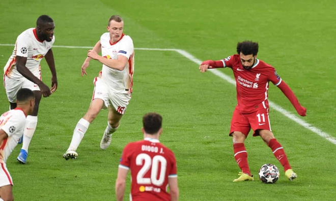 Salah và Mane ghi bàn, Liverpool tiễn Leipzig rời Champions League - Ảnh 1.