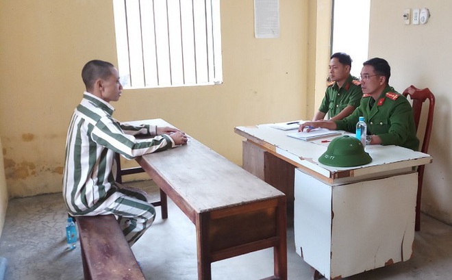 Lực lượng chức năng làm việc với phạm nhân Nguyễn Văn Võ