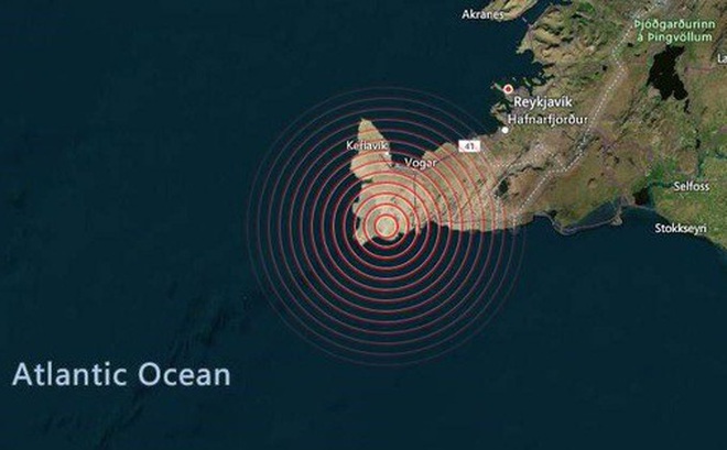 Trận động đất hôm 11-3. Ảnh: Volcano Discovery