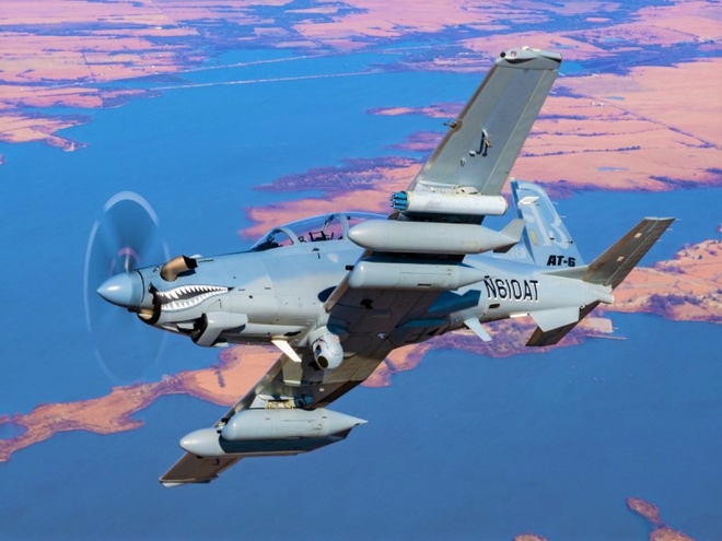 AT-6 Wolverine - máy bay tấn công hạng nhẹ thế hệ mới với các tính năng vượt trội - Ảnh 1.