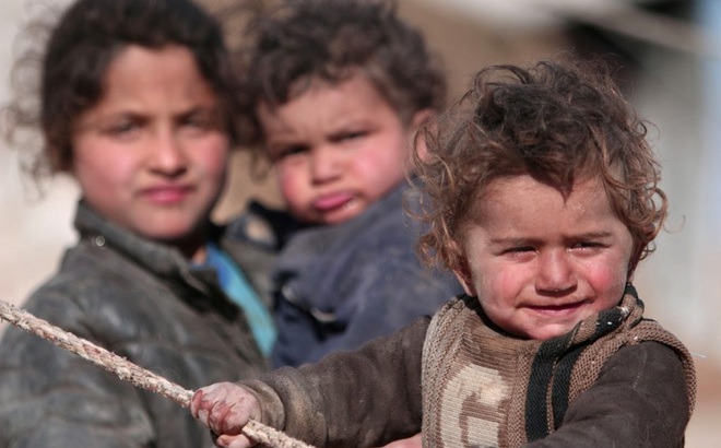 Trẻ em Syria. Ảnh: PBS.