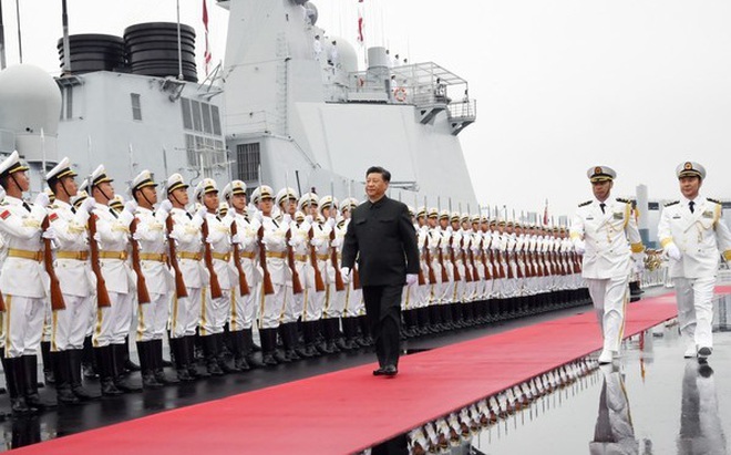 Hải quân Trung Quốc đã vượt hải quân Mỹ về số lượng tàu chiến. (Ảnh: Tân Hoa Xã)