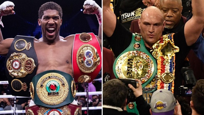 Anthony Joshua và Tyson Fury ký hợp đồng đấu 2 trận để thống nhất đai hạng nặng - Ảnh 1.