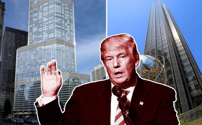 Kể từ năm 2016, giá trị kinh doanh bất động sản thương mại của Trump Organization đã giảm 26%. Ảnh: Wikipedia