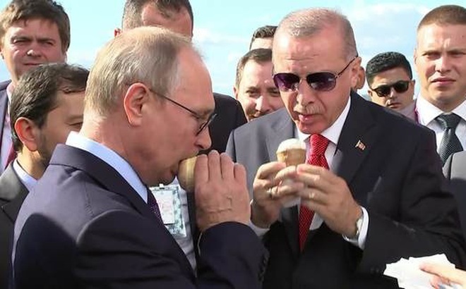 Tổng thống Nga Putin và người đồng cấp Thổ Nhĩ Kỳ Erdogan
