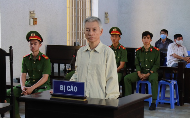 Bị cáo Trần Nguyên Chuân tại phiên tòa sơ thẩm