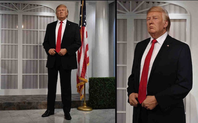 Bức tượng sáp của cựu Tổng thống Donald Trump. Ảnh: ABC
