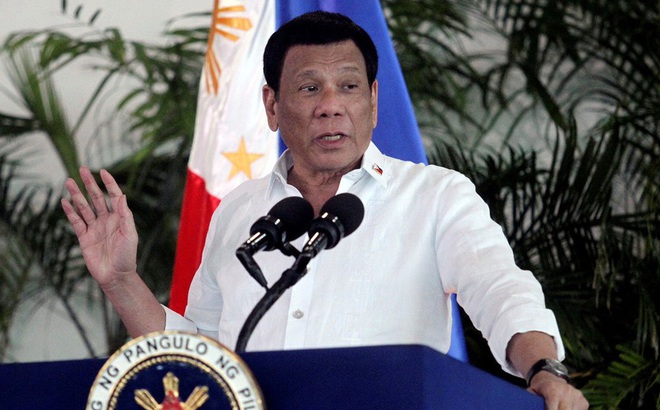 Tổng thống Rodrigo Duterte. Ảnh: Reuters