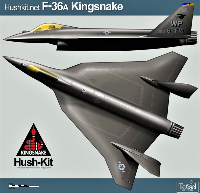 Tiêm kích rắn chúa F-36 Kingsnake - ứng viên thay thế F-16 Viper - Ảnh 2.