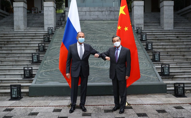 Bộ trưởng Ngoại giao Nga Sergei Lavrov và Bộ trưởng Ngoại giao Trung quốc Vương Nghị (Nguồn: Bộ Ngoại giao Nga)