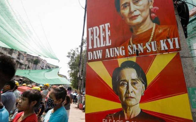 Bà Aung San Suu Kyi đang đối mặt cáo buộc tham nhũng. Ảnh: AAP