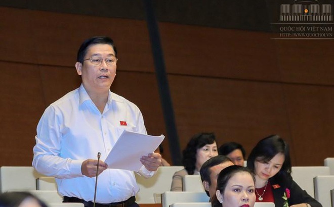 Ông Nguyễn Thanh Quang tại diễn đàn Quốc hội