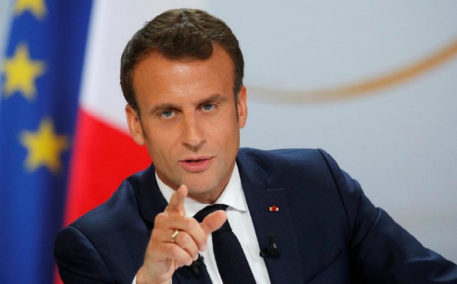 Tổng thống Pháp Macron. Ảnh: KT