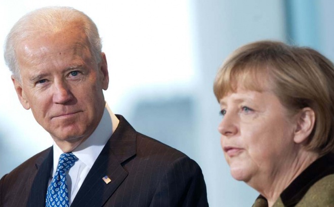 Tổng thống Mỹ Joe Biden và Thủ tướng Đức Angela Merkel. Ảnh: Brookings