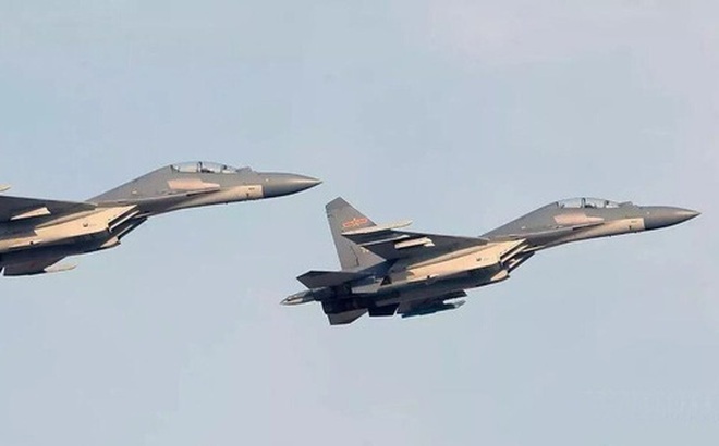 Máy bay chiến đấu J-16 của Trung Quốc. Ảnh: Bộ Quốc phòng Trung Quốc