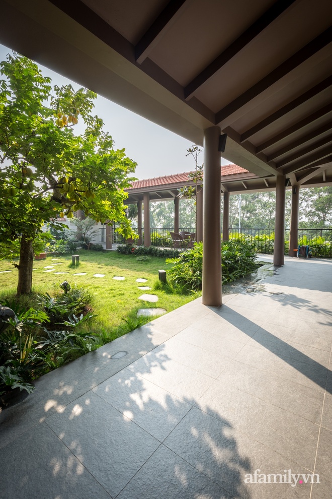 Nhà vườn gần 500m² đậm nét kiến trúc Bắc Bộ dành cho gia đình 3 thế hệ ở Hà Nội - Ảnh 7.