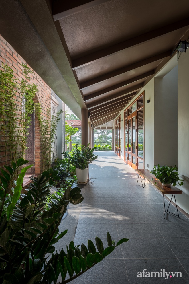 Nhà vườn gần 500m² đậm nét kiến trúc Bắc Bộ dành cho gia đình 3 thế hệ ở Hà Nội - Ảnh 8.