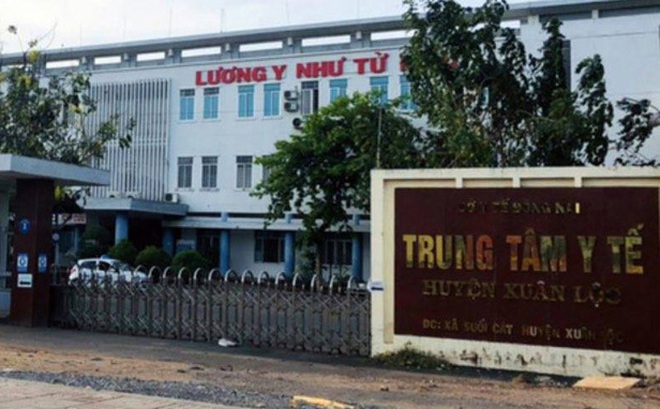 Trung tâm Y tế huyện Xuân Lộc (Đồng Nai), nơi bệnh nhân P.T.T. điều trị và tử vong