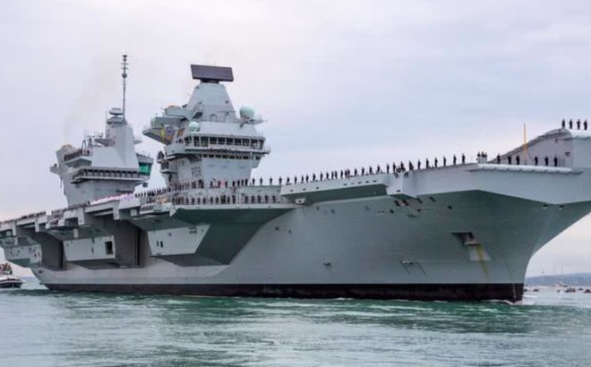 Tàu sân bay Anh HMS Queen Elizabeth sẽ đến Biển Đông vào giữa năm nayảnh: Alamy.