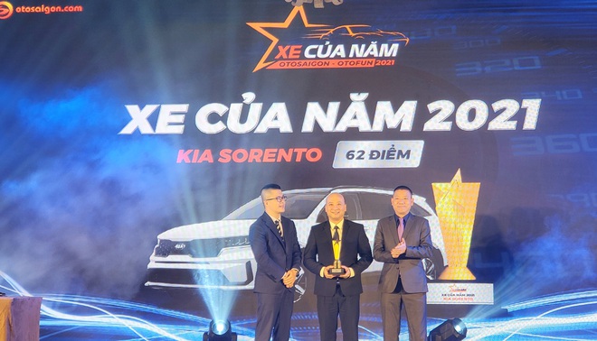 SUV Kia Sorento giật giải “Xe của năm 2021”, VinFast Fadil được yêu thích nhất phân khúc A - Ảnh 2.