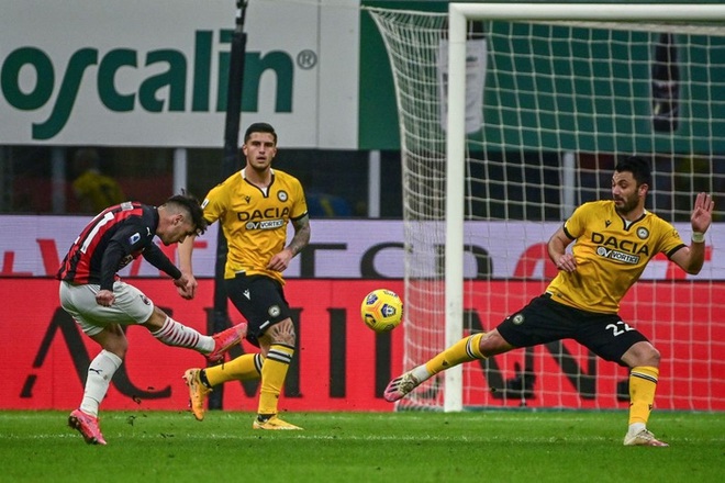 AC Milan tho&aacute;t hiểm ở gi&acirc;y cuối trước Udinese - Ảnh 3.