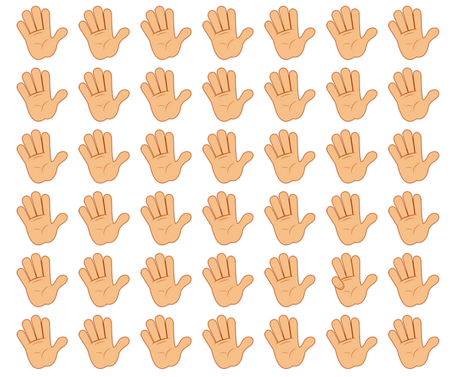Thách thức thị giác 5 giây: Đố bạn tìm ra một bàn tay khác biệt trong tranh - Ảnh 1.