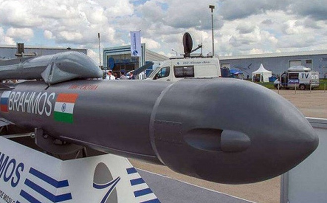 Tên lửa Brahmos. Ảnh: DNA India.