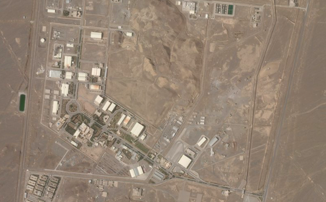 Hình ảnh vệ tinh tại cơ sở hạt nhân Natanz của Iran. (Ảnh: Planet Labs)
