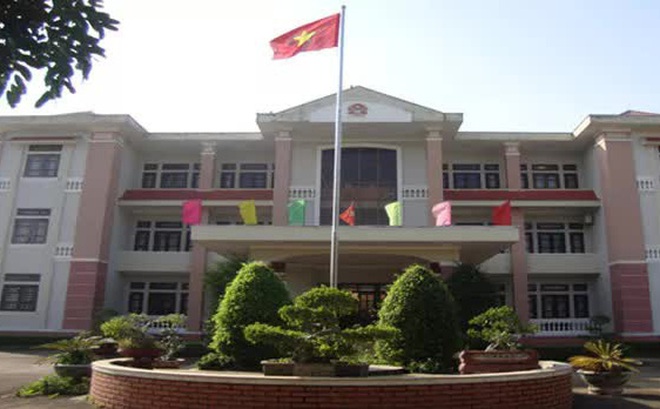 Trụ sở UBND huyện Đắk Song - nơi ông Sinh công tác. Ảnh B.N